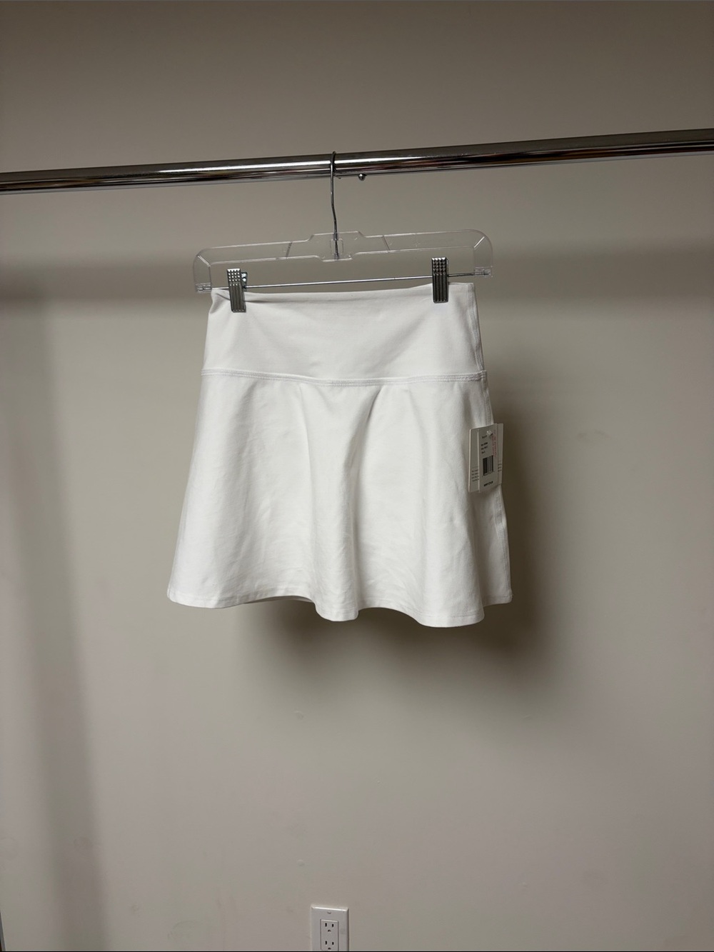 Beyond yoga tie breaker circle skirt white